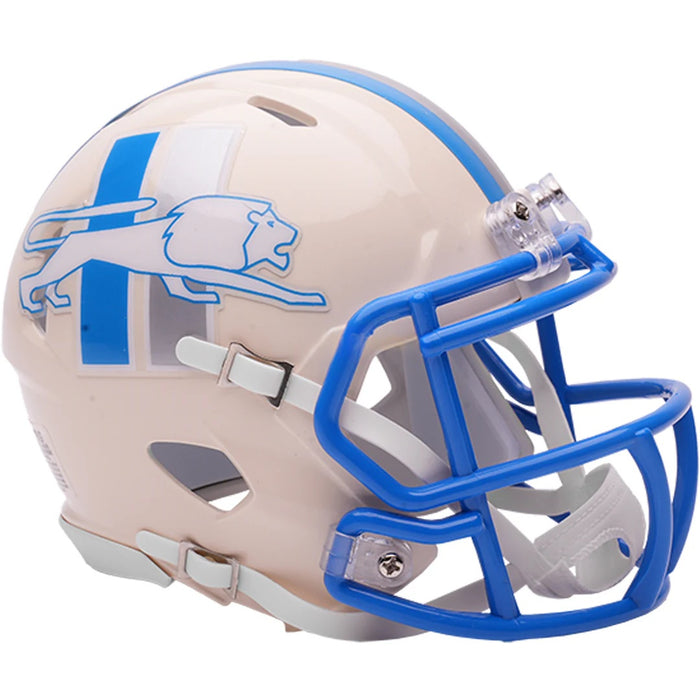Detroit Lions Riddell Mini Speed Helmet - RETRO