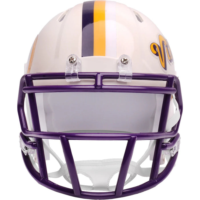 Minnesota Vikings Riddell Mini Speed Helmet - RETRO - Game Day Treasures