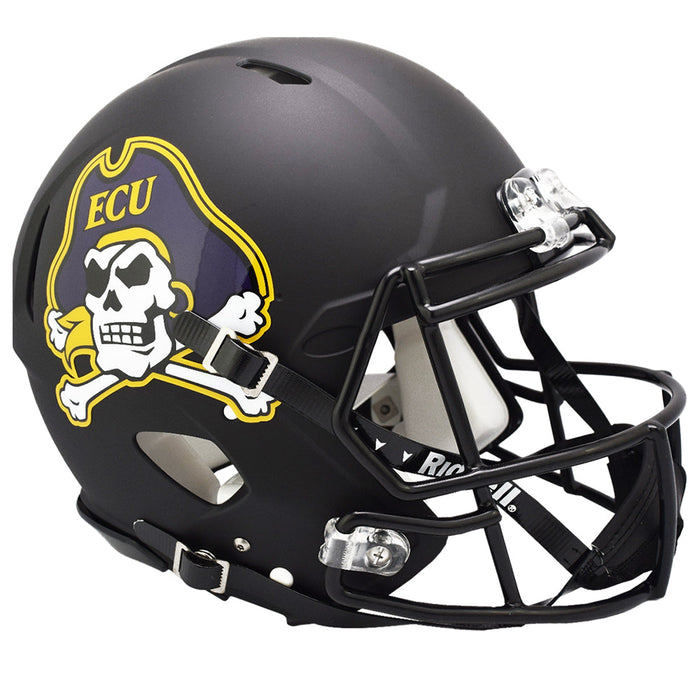 East Carolina Pirates Authentic Speed Helmet - Matte Black - Game Day Treasures