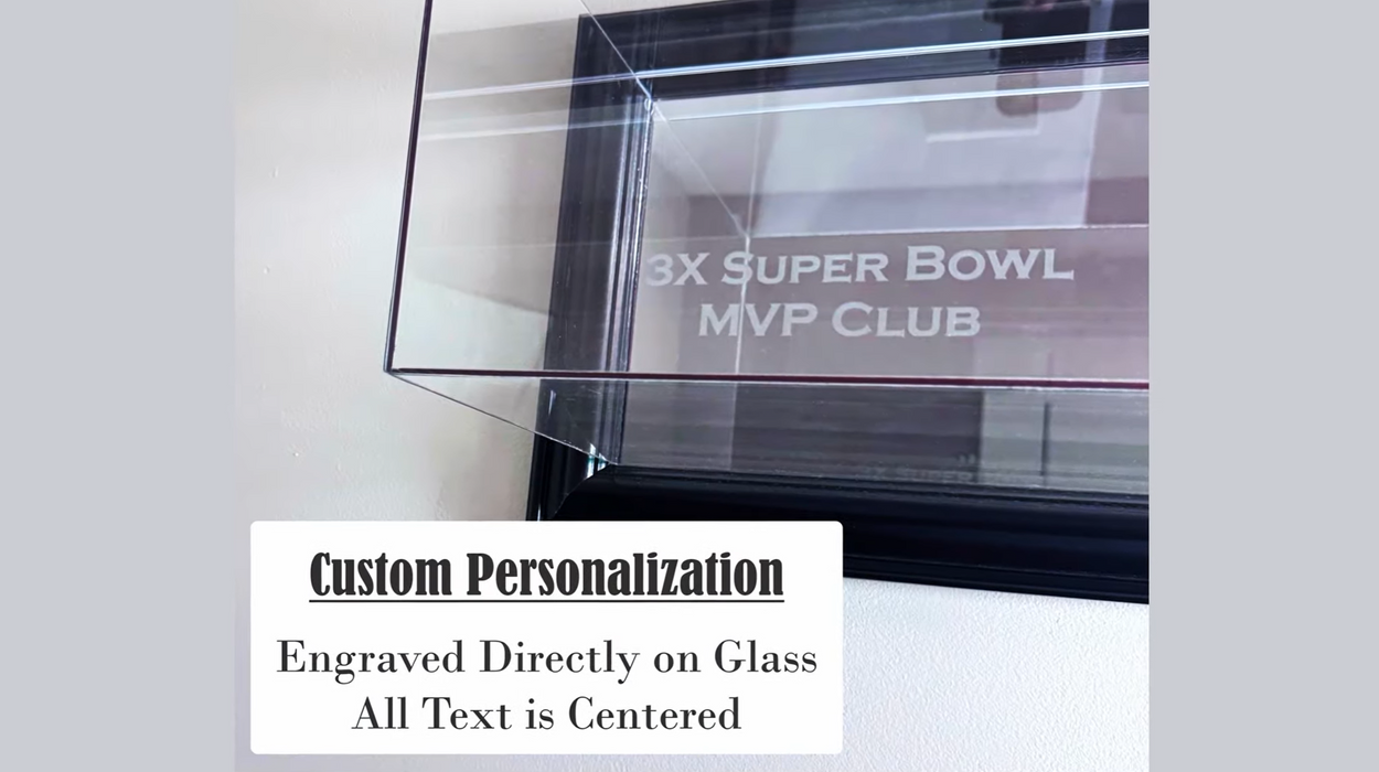 Wall Mounted Triple Hockey Puck Display Case with Mirrors - Game Day Treasures