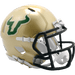 South Florida Bulls Riddell Mini Speed Helmet - Gold - Game Day Treasures