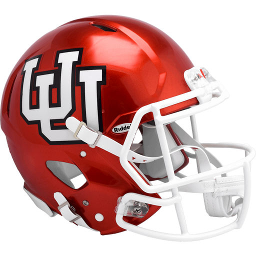 Utah Utes Authentic Riddell Speed Helmet - Red UU - Game Day Treasures