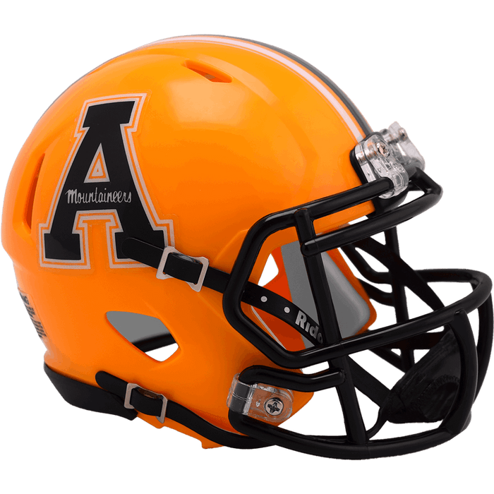 Appalachian State Mountaineers Mini Speed Helmet -Gold - Game Day Treasures