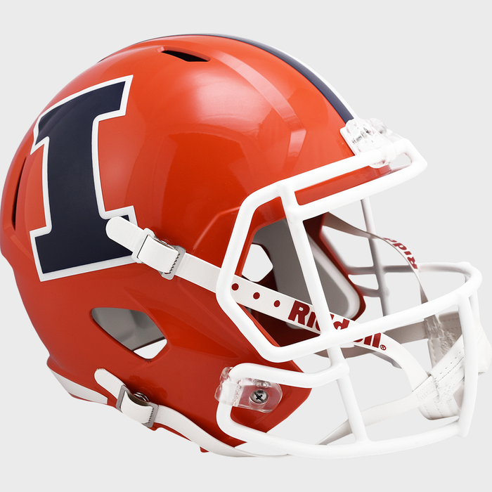 Illinois Fighting Illini Authentic Full Size Speed Helmet - Orange