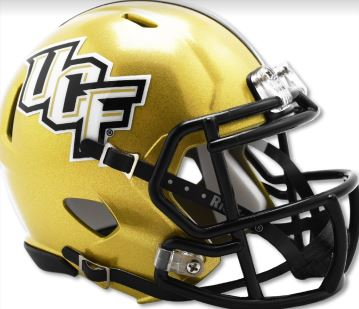 Central Florida Golden Knights Replica Full Size Speed Helmet - UCF Gold