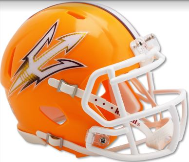 Arizona State Sun Devils Riddell Mini Speed Helmet - Gold 2024