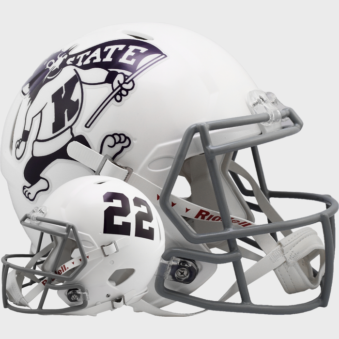 Kansas State Wildcats Authentic Full Size Speed Helmet - Willie Wildcat