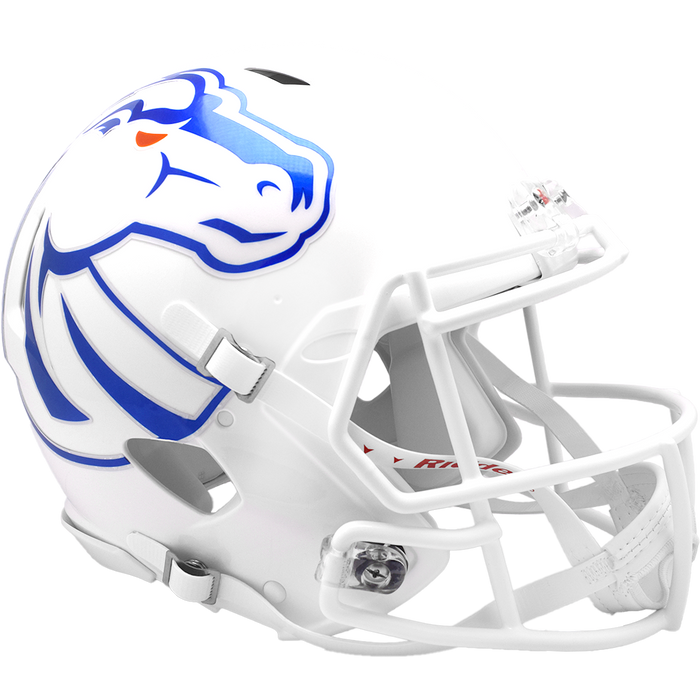 Boise State Broncos Authentic Full Size Speed Helmet - White