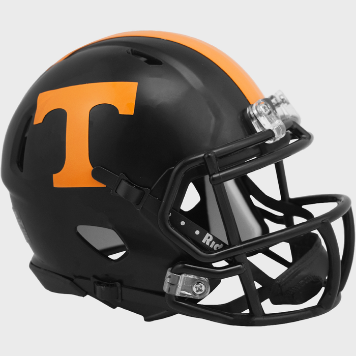 Tennessee Volunteers Riddell Mini Speed Helmet - Dark Mode Black