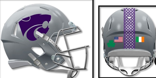 Kansas State Wildcats Authentic Speed Helmet - Dublin - Game Day Treasures