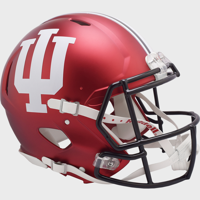 Indiana Hoosiers Authentic Full Size Speed Helmet - Anodized Crimson