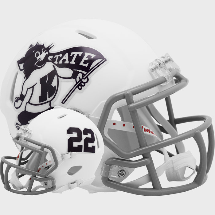 Kansas State Wildcats Riddell Mini Speed Helmet - Willie Wildcat