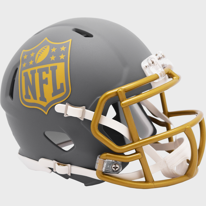 NFL Shield Riddell Mini Speed Helmet - Slate