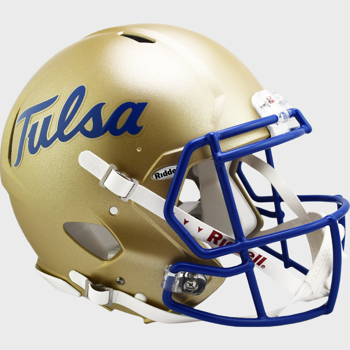Tulsa Golden Hurricane Authentic Full Size Speed Helmet - Script