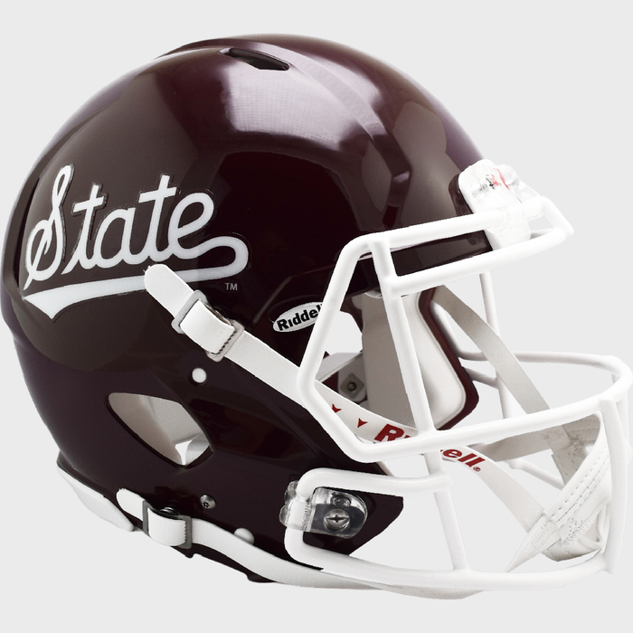 Mississippi State Bulldogs Authentic Full Size Speed Helmet - Script