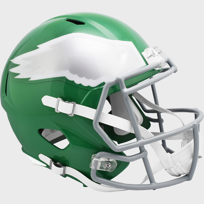 Philadelphia Eagles Replica Riddell Speed Full Size Helmet - 2023 Kelly Green