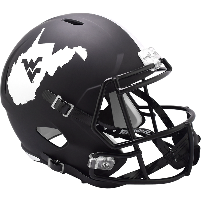 West Virginia Mountaineers Replica Full Size Speed Helmet - Coal Rush