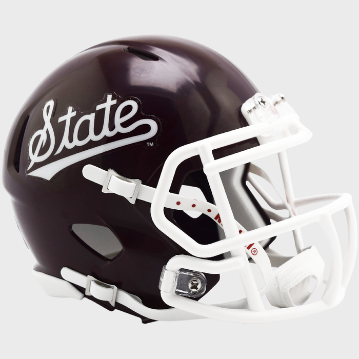 Mississippi State Bulldogs Riddell Mini Speed Helmet - Script