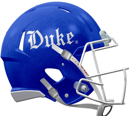 Duke Blue Devils Riddell Mini Speed Helmet - Gothic