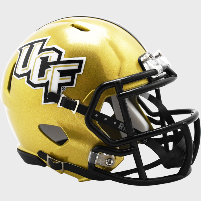 Central Florida Knights Riddell Mini Speed Helmet - UCF Gold