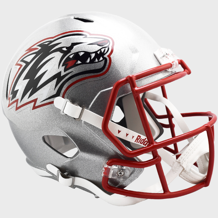 Nevada Wolfpack Replica Full Size Speed Helmet - Silver