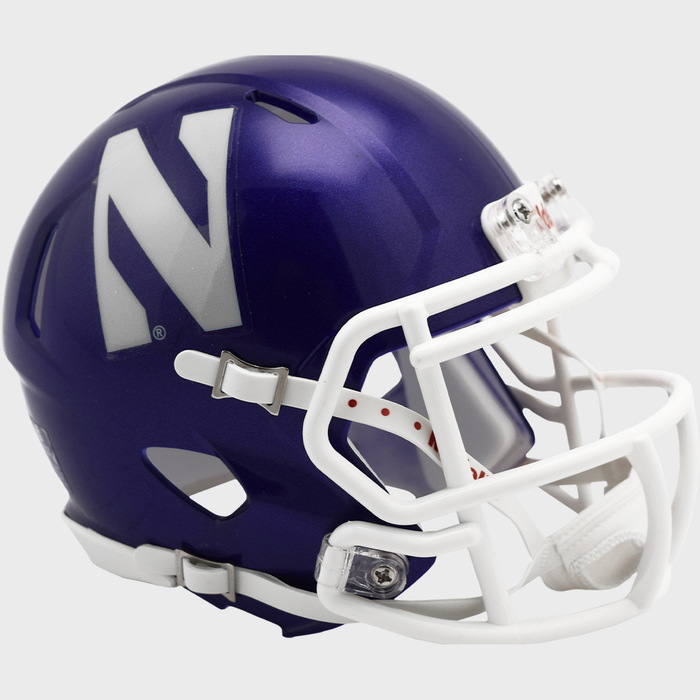 Northwestern Wildcats Riddell Mini Speed Helmet