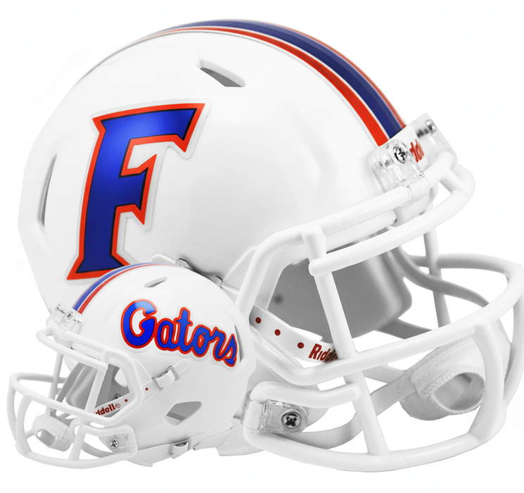 Florida Gators Mini Speed Helmet - Chrome Decals - Game Day Treasures