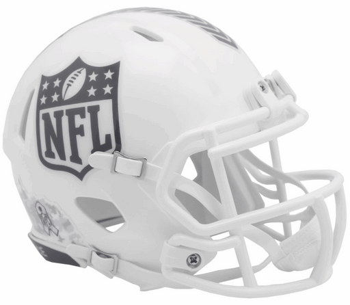 NFL Shield Logo Mini Speed Helmet - Salute To Service 2024 - Game Day Treasures