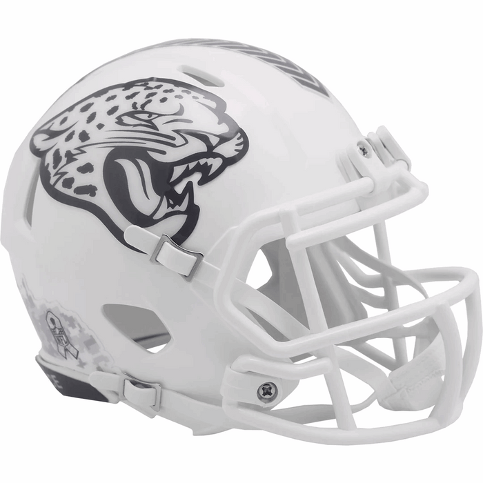 Jacksonville Jaguars Mini Speed Helmet - Salute To Service 2024 - Game Day Treasures