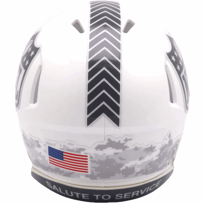 New York Giants Mini Speed Helmet - Salute To Service 2024 - Game Day Treasures