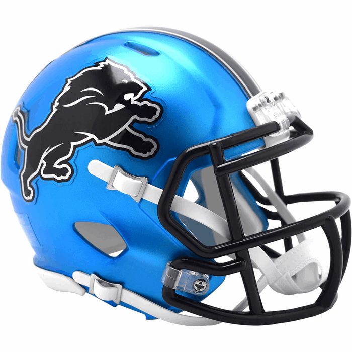 Detroit Lions Mini Speed Helmet - 2024 Alternate - Game Day Treasures