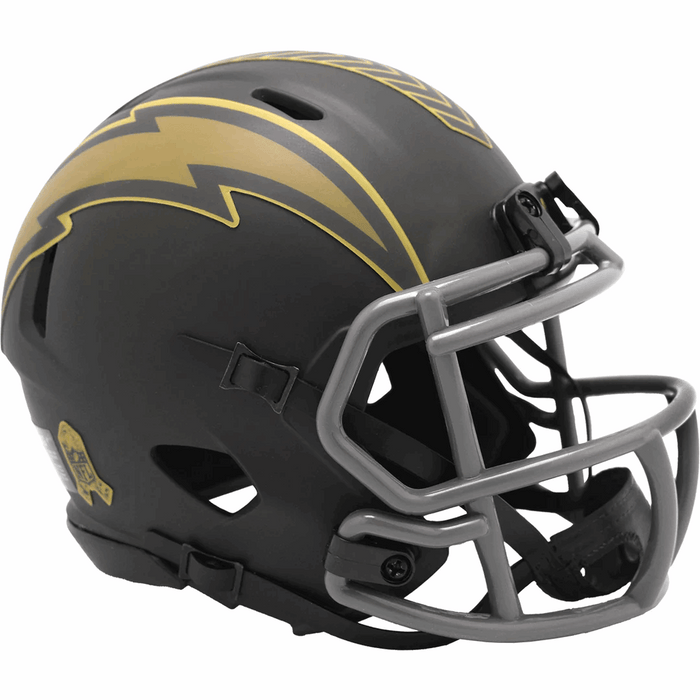 Los Angeles Chargers Mini Speed Helmet - Salute To Service 2025 - Game Day Treasures