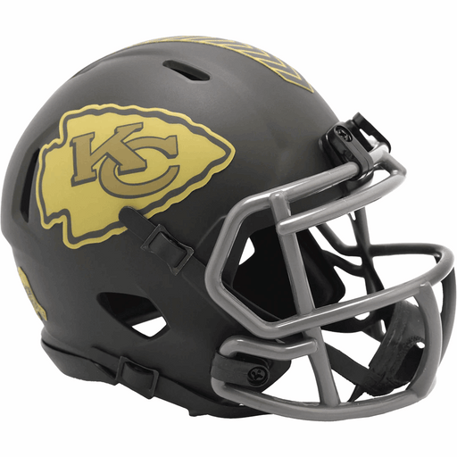 Kansas City Chiefs Mini Speed Helmet - Salute To Service 2025 - Game Day Treasures