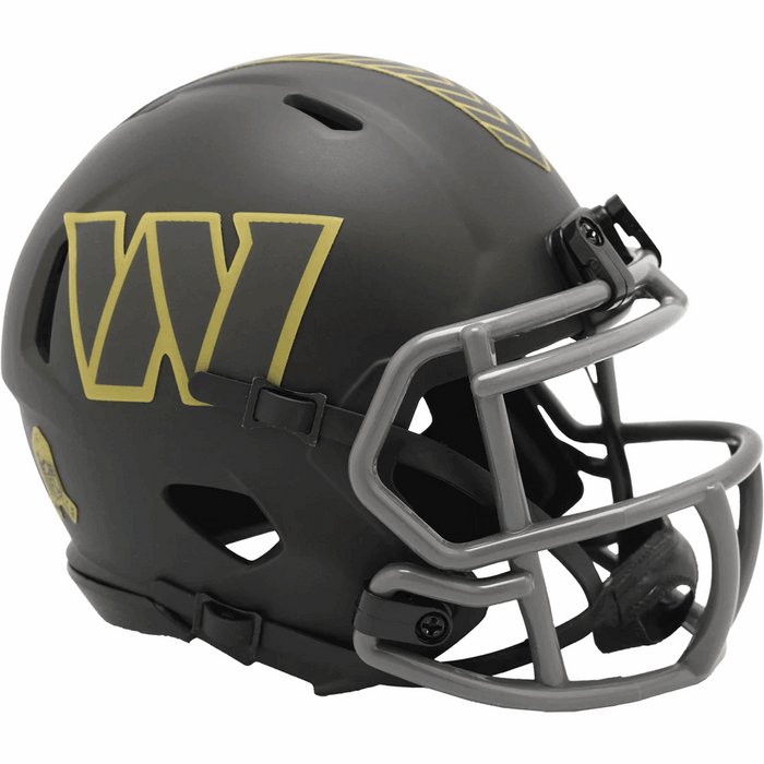 Washington Commanders Mini Speed Helmet - Salute To Service 2025 - Game Day Treasures