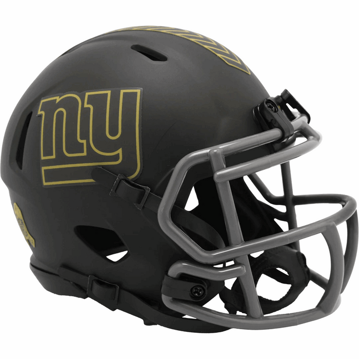 New York Giants Mini Speed Helmet - Salute To Service 2025 - Game Day Treasures