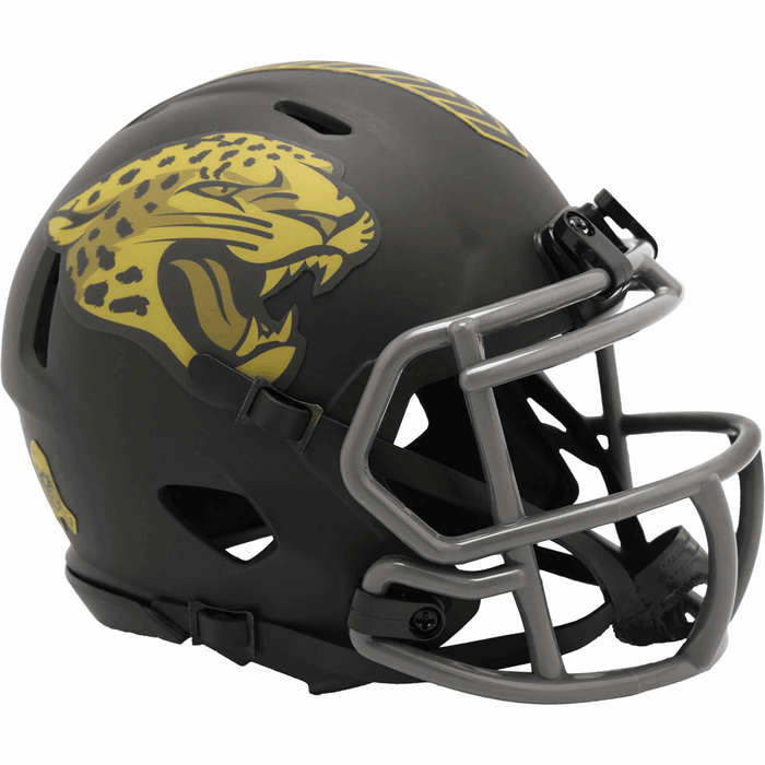 Jacksonville Jaguars Mini Speed Helmet - Salute To Service 2025 - Game Day Treasures