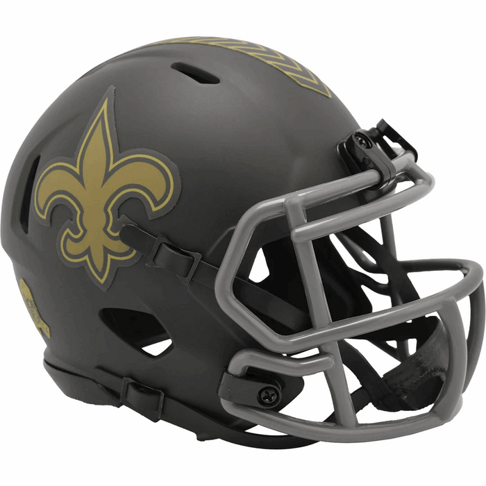 New Orleans Saints Mini Speed Helmet - Salute To Service 2025 - Game Day Treasures