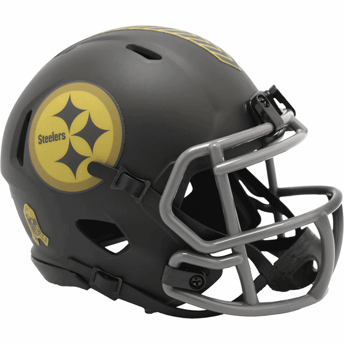 Pittsburgh Steelers Mini Speed Helmet - Salute To Service 2025 - Game Day Treasures