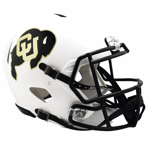 Colorado Buffaloes Authentic Speed Helmet - Matte White - Game Day Treasures