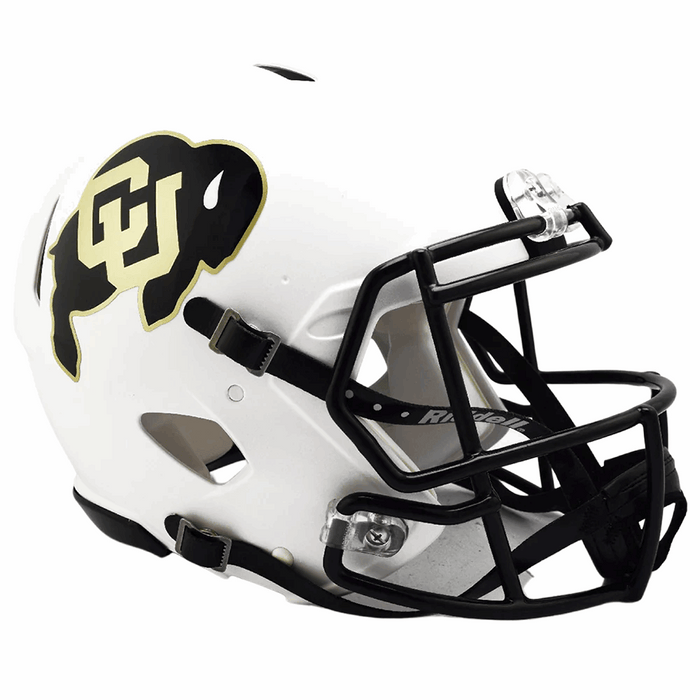 Colorado Buffaloes Authentic Speed Helmet - Matte White - Game Day Treasures