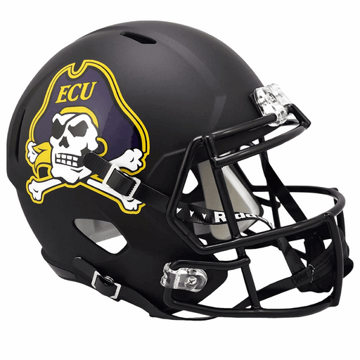 East Carolina Pirates Replica Speed Helmet - Matte Black - Game Day Treasures