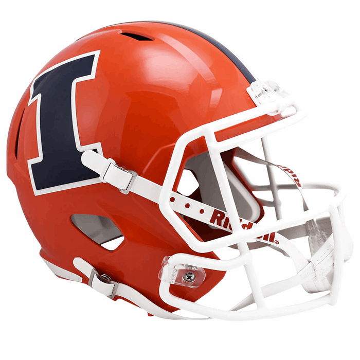 Illinois Fighting Illini Replica Speed Helmet - Orange - Game Day Treasures