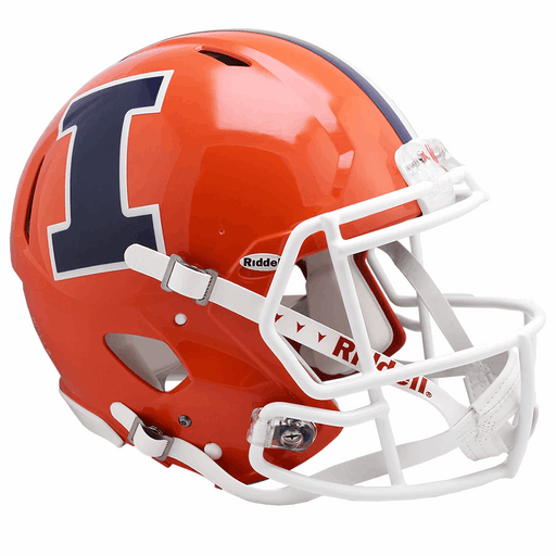 Illinois Fighting Illini Authentic Speed Helmet - Orange - Game Day Treasures
