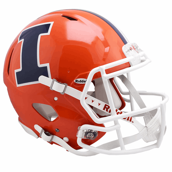 Illinois Fighting Illini Authentic Speed Helmet - Orange - Game Day Treasures