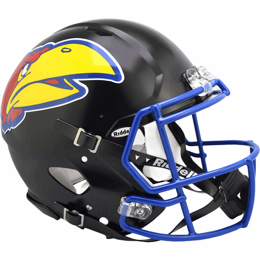 Kansas Jayhawks Authentic Speed Helmet - Black - Game Day Treasures