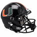 Miami Hurricanes Replica Riddell Speed Helmet - Black - Game Day Treasures
