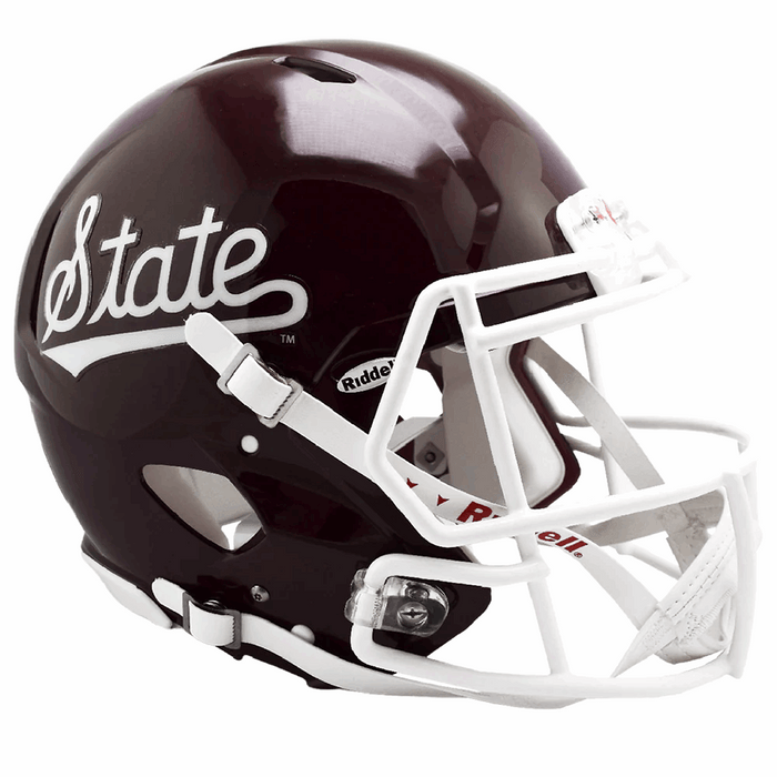 Mississippi State Bulldogs Authentic Speed Helmet - Script - Game Day Treasures
