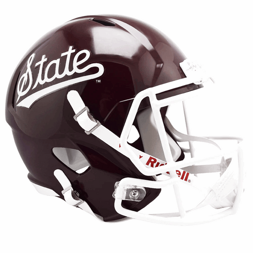Mississippi State Bulldogs Replica Speed Helmet - Script - Game Day Treasures
