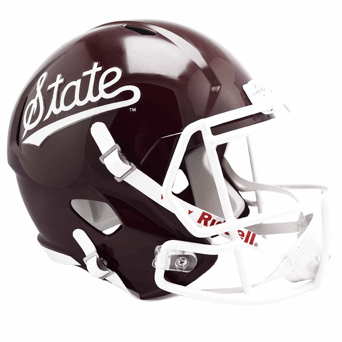 Mississippi State Bulldogs Replica Speed Helmet - Script - Game Day Treasures