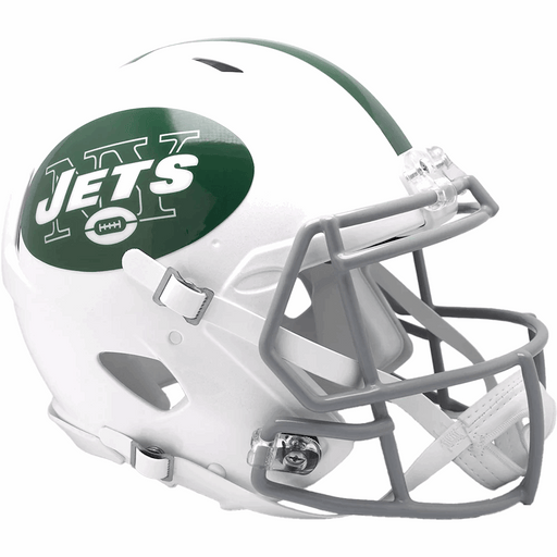 New York Jets Authentic Speed Helmet - 2024 Alternate (White) - Game Day Treasures